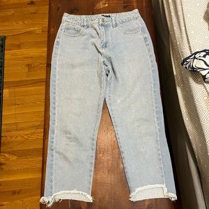 Light Wash Two Tone Jeans